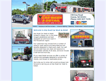 Tablet Screenshot of keyroadcarwash.com